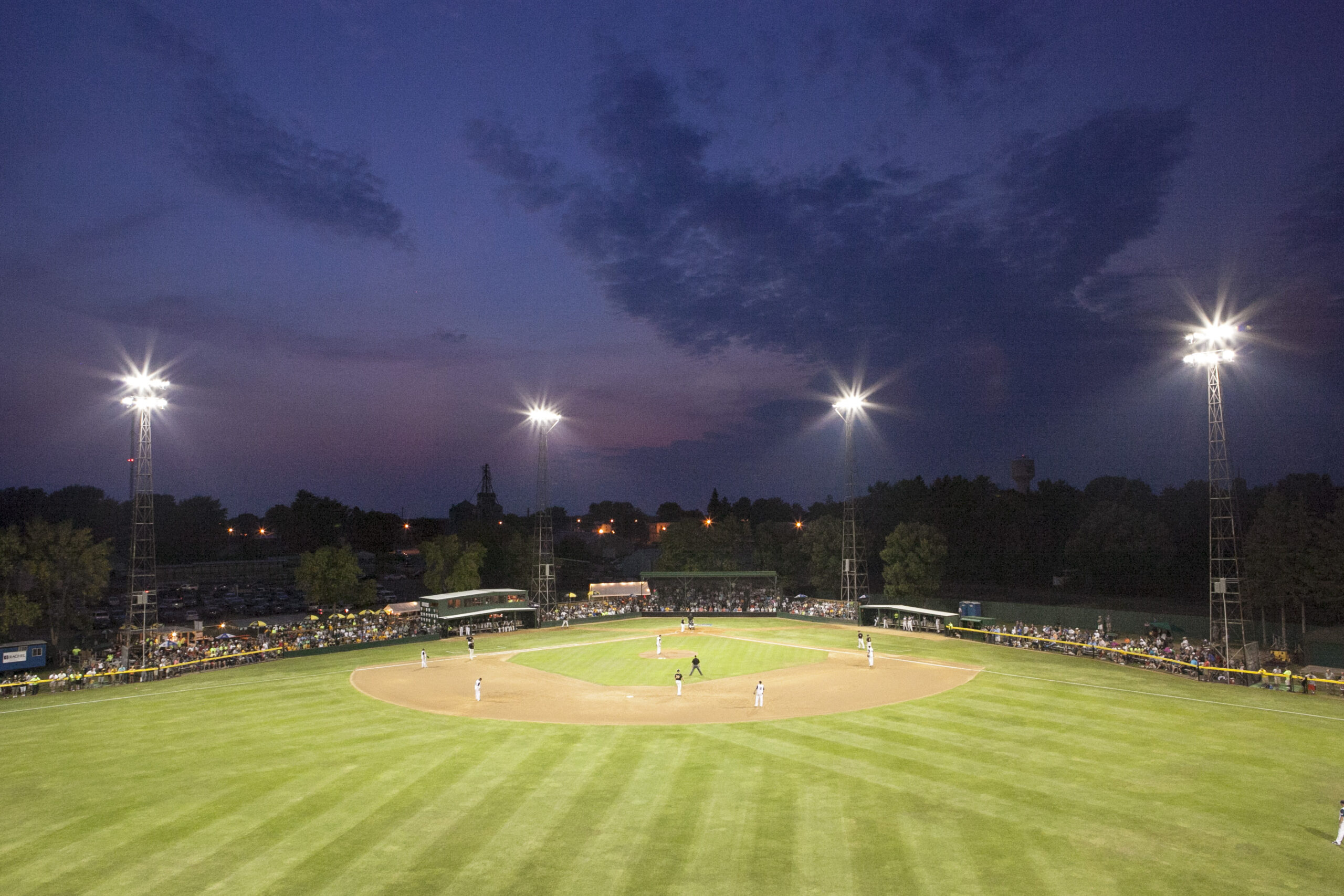 Beautiful night for baseball