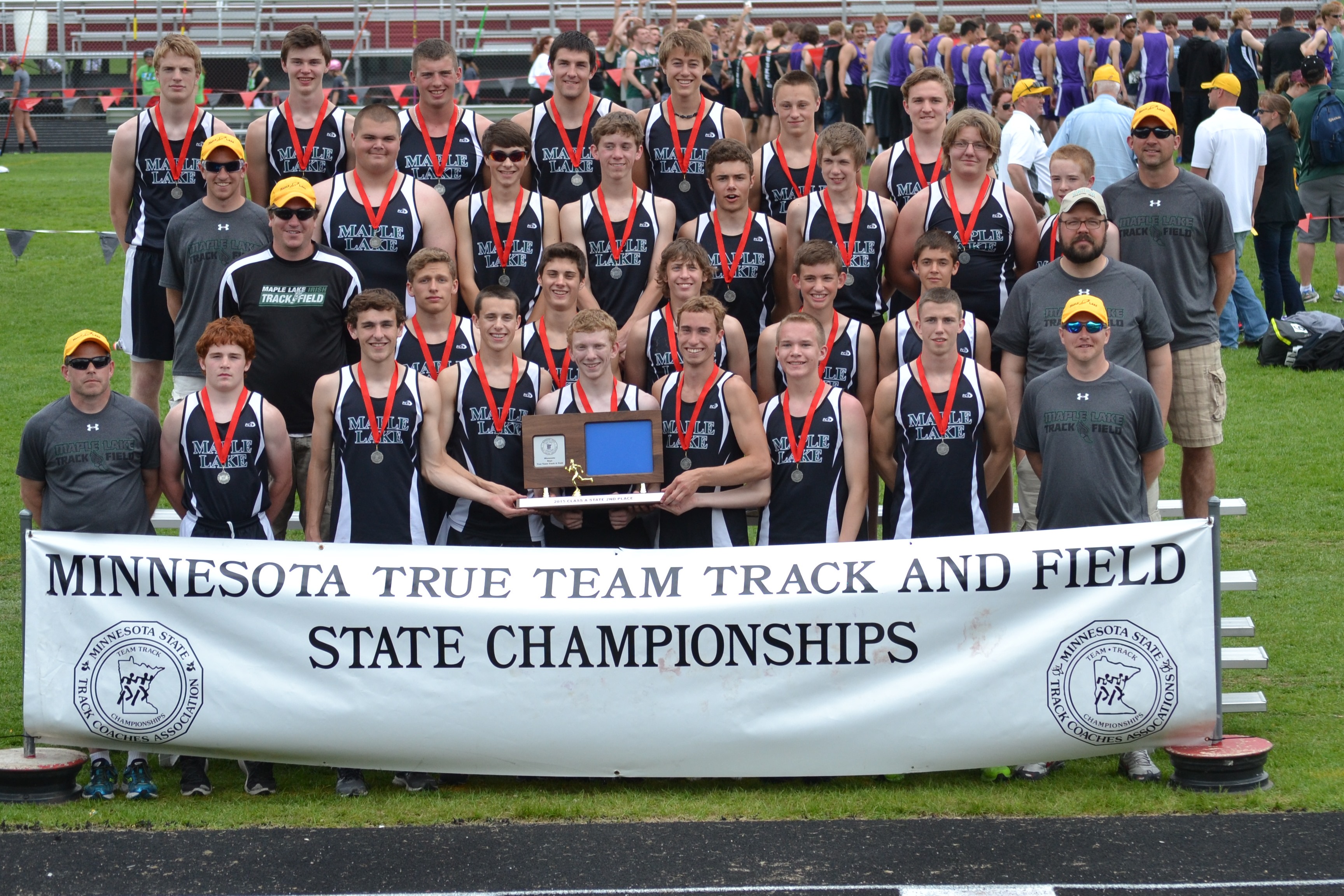 Boys track is runnerup at True Team State Maple Lake Messenger