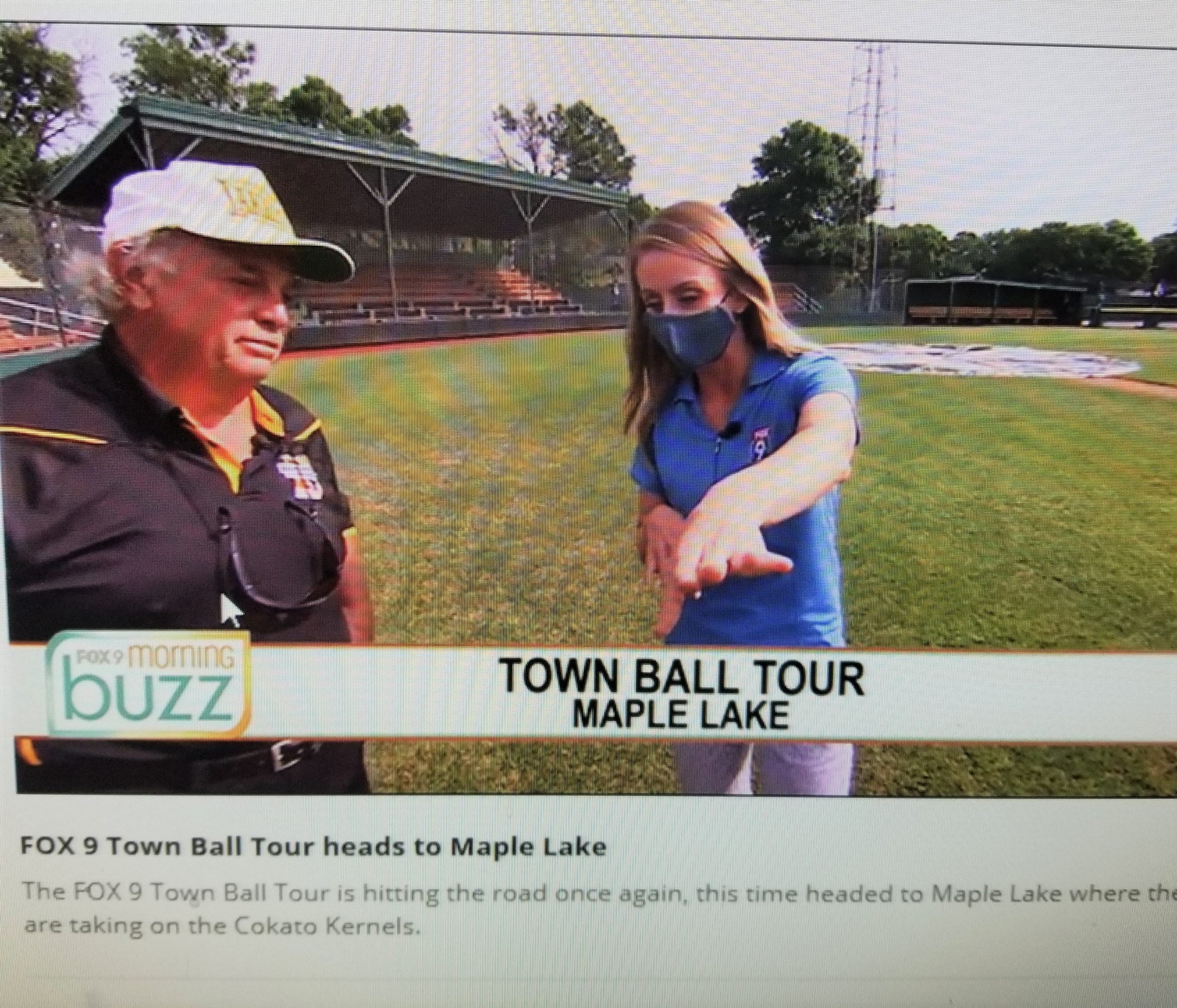 Fox 9 Town Ball Tour brings much todo to Maple Lake Maple Lake Messenger